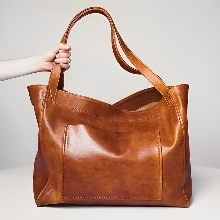 Aafke - Vintage Leren Handtas