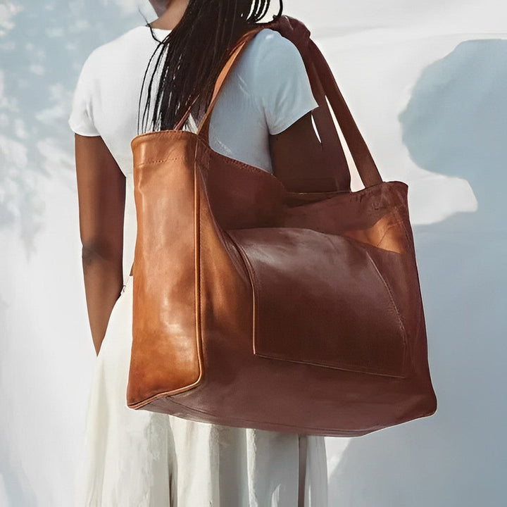 Aafke - Vintage Leren Handtas