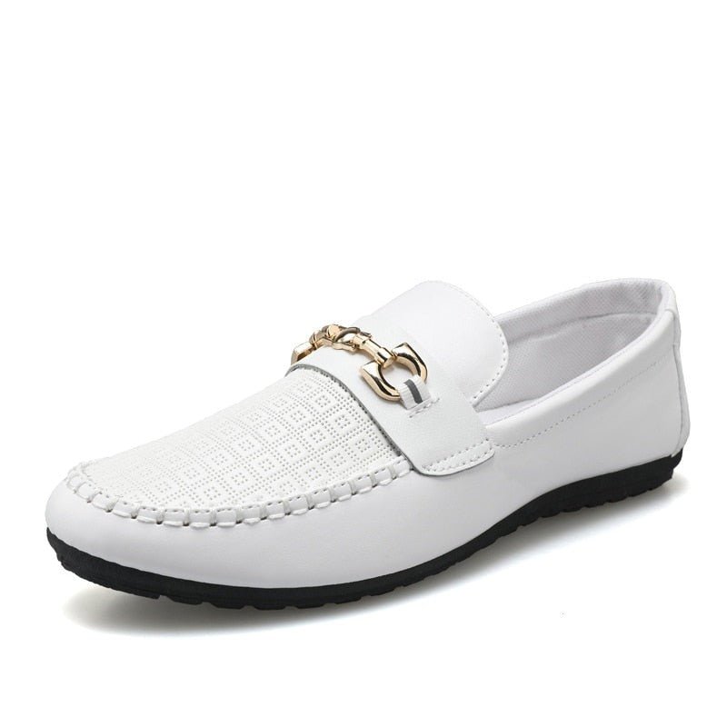 Alfred - Witte ademende Loafer