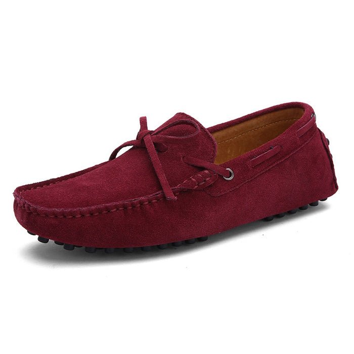 Quint - Bordeaux Rood Suède Veterschoen Loafer