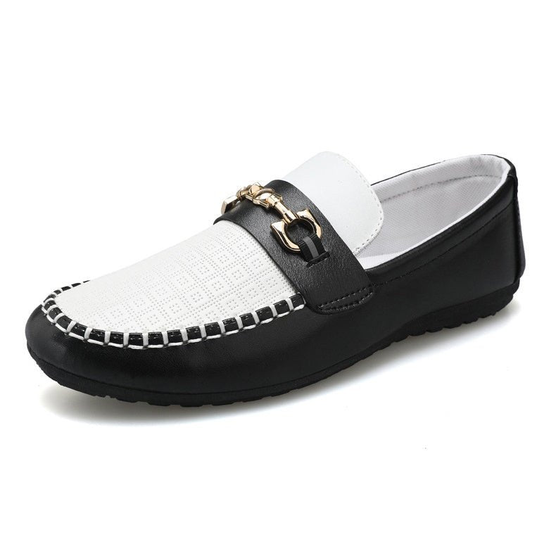 Ivar - Zwart witte ademende Loafer