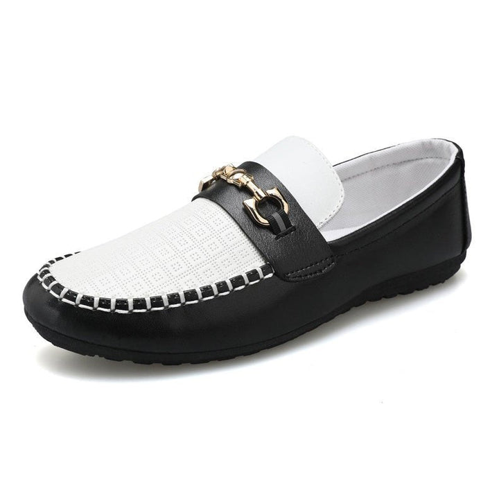 Ivar - Zwart witte ademende Loafer